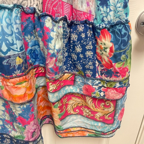 Feathers by Tolani Colorful Multi Pattern Dress - Picture 14 of 14